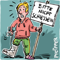 Kindermund 108 Gipsbein