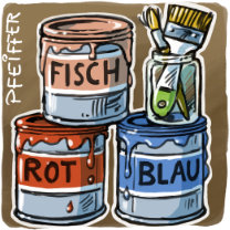 Kindermund 28 Farbe Fisch